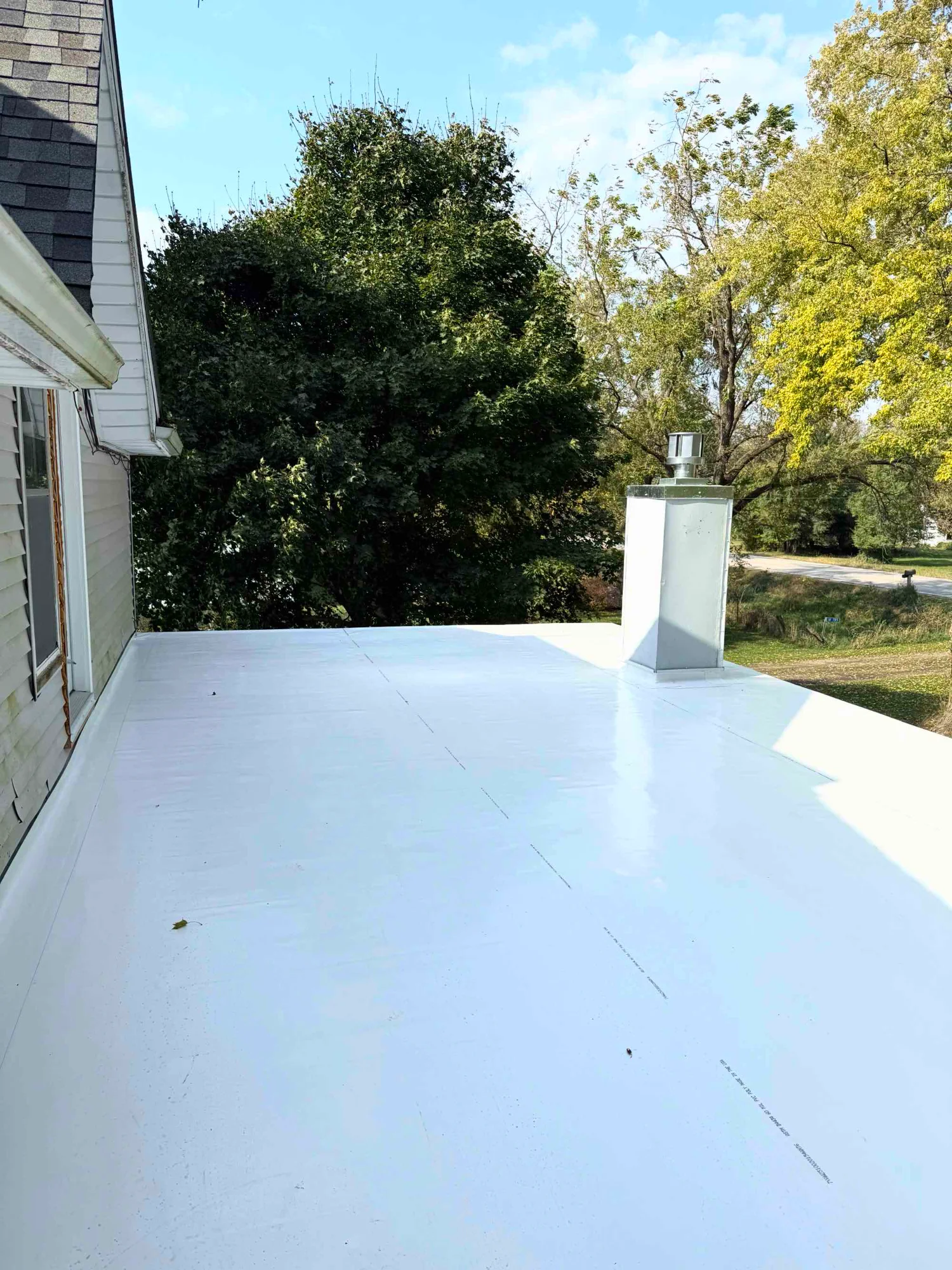 Flat roof waterproofing in Mason City Iowa