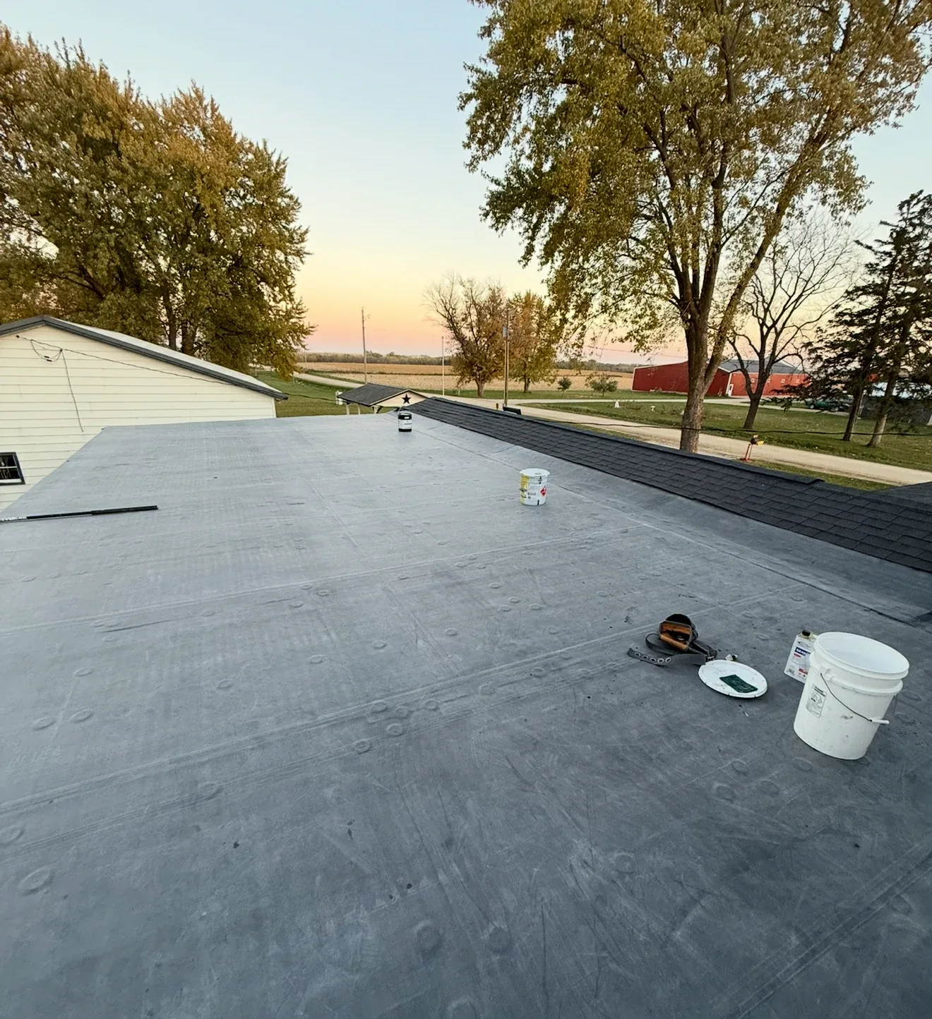 EPDM membrane roofing
