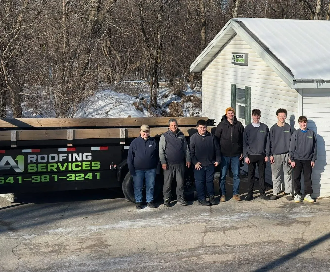 A-1 Roofing Services team