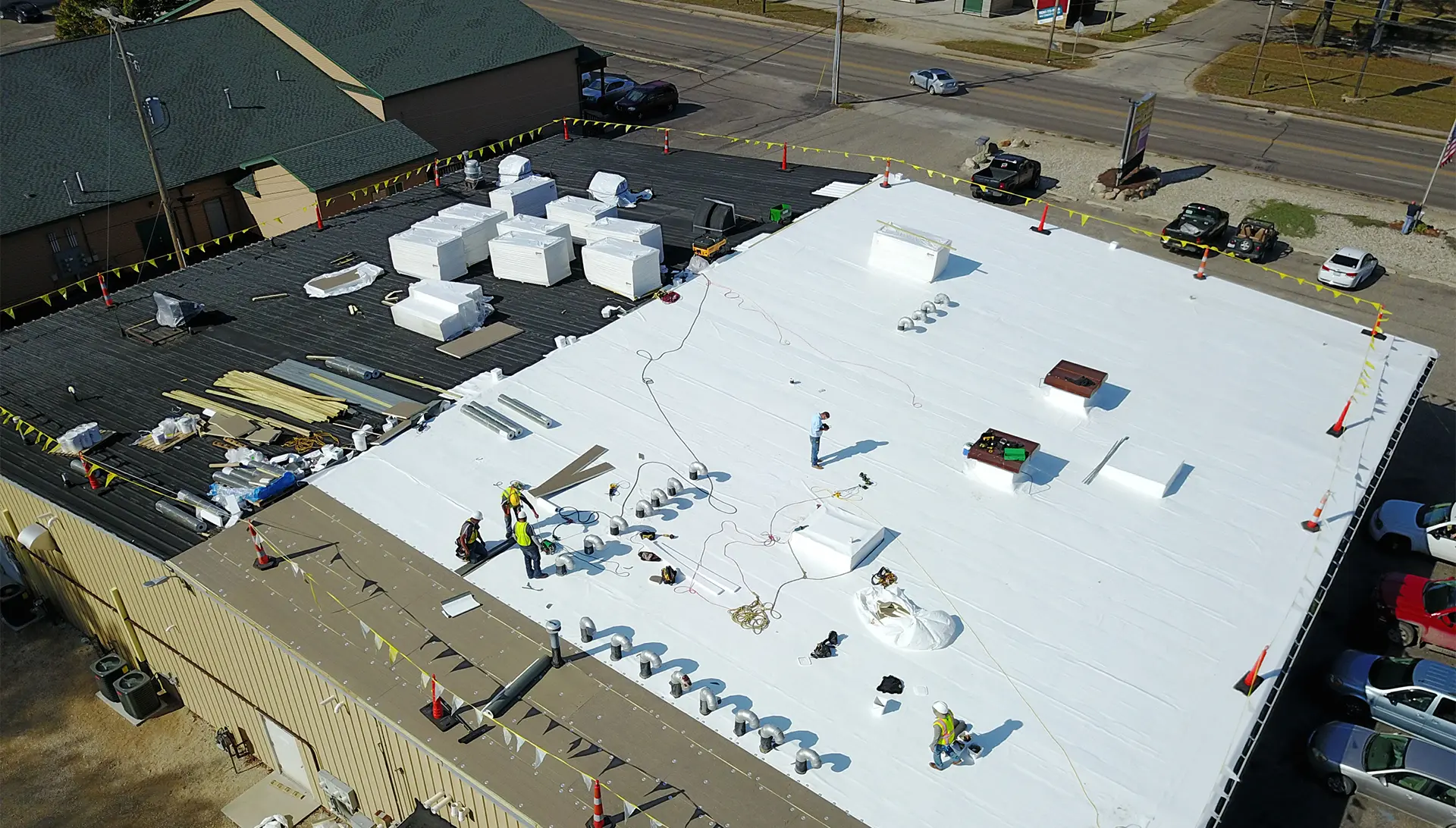 A-1 Roofing Services commercial roofing in North Iowa
