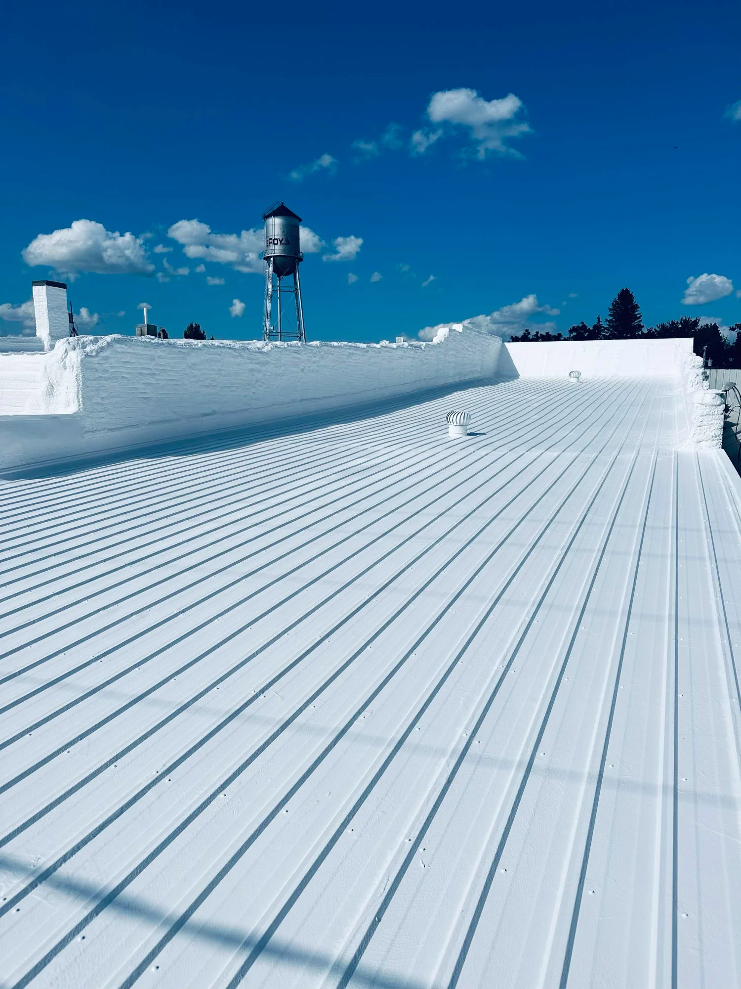 Roof coating service in Mason City Iowa
