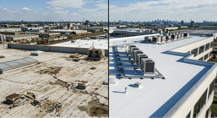 Roof deck waterproofing in Mason City Iowa
