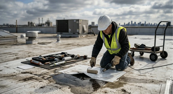 Commercial roofing project across North Iowa