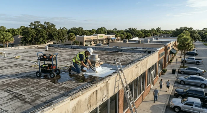 Roof deck waterproofing in Mason City Iowa