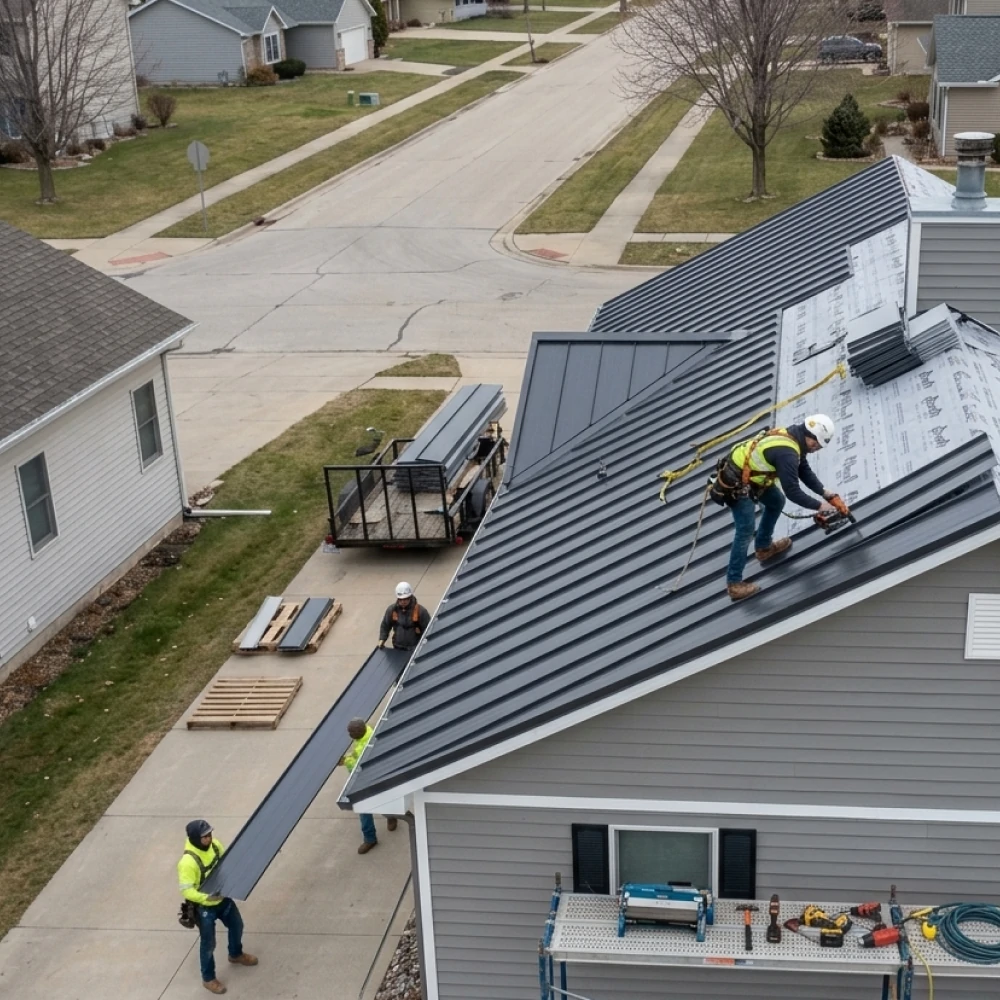 Residential roofing in Mason City Iowa