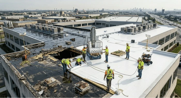 New roof installation on North Iowa residential home