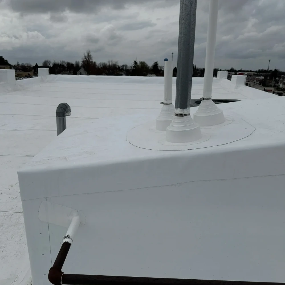 Ice and water shield installation on Mason City Iowa residential roof