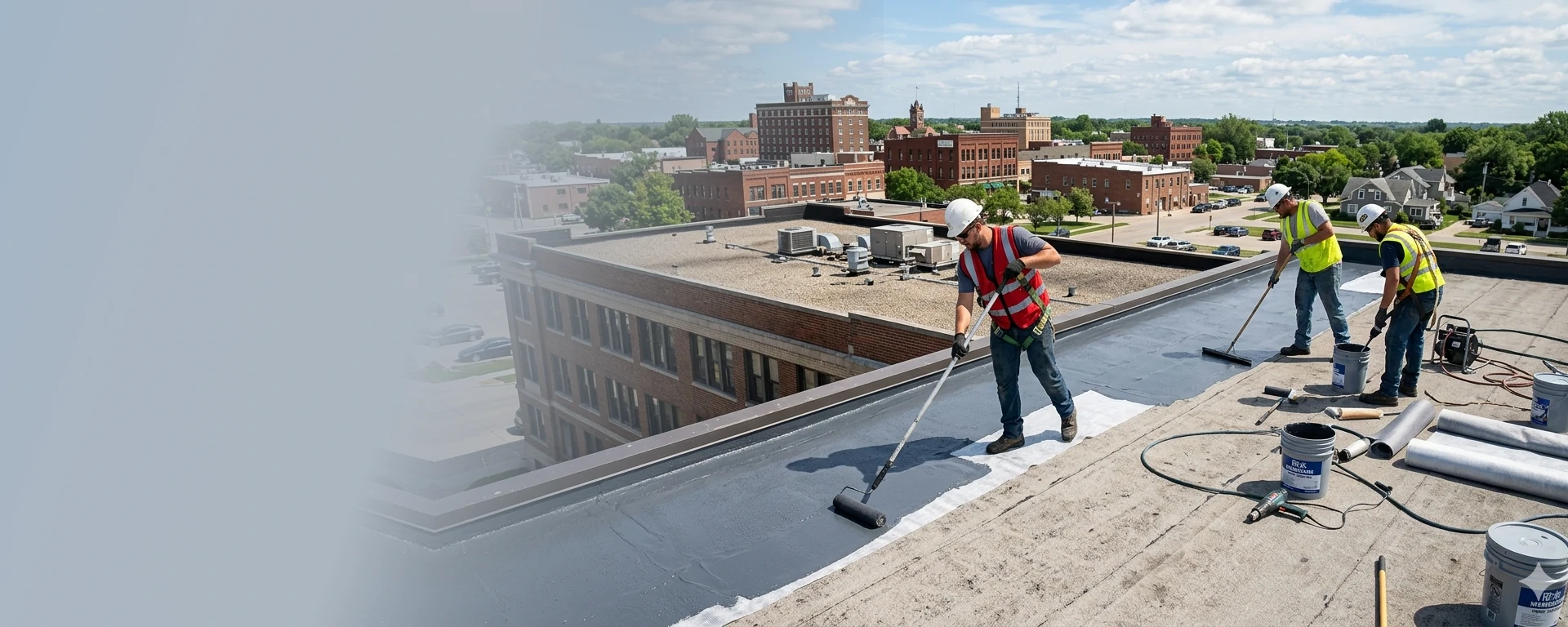 Roof waterproofing in Mason City Iowa
