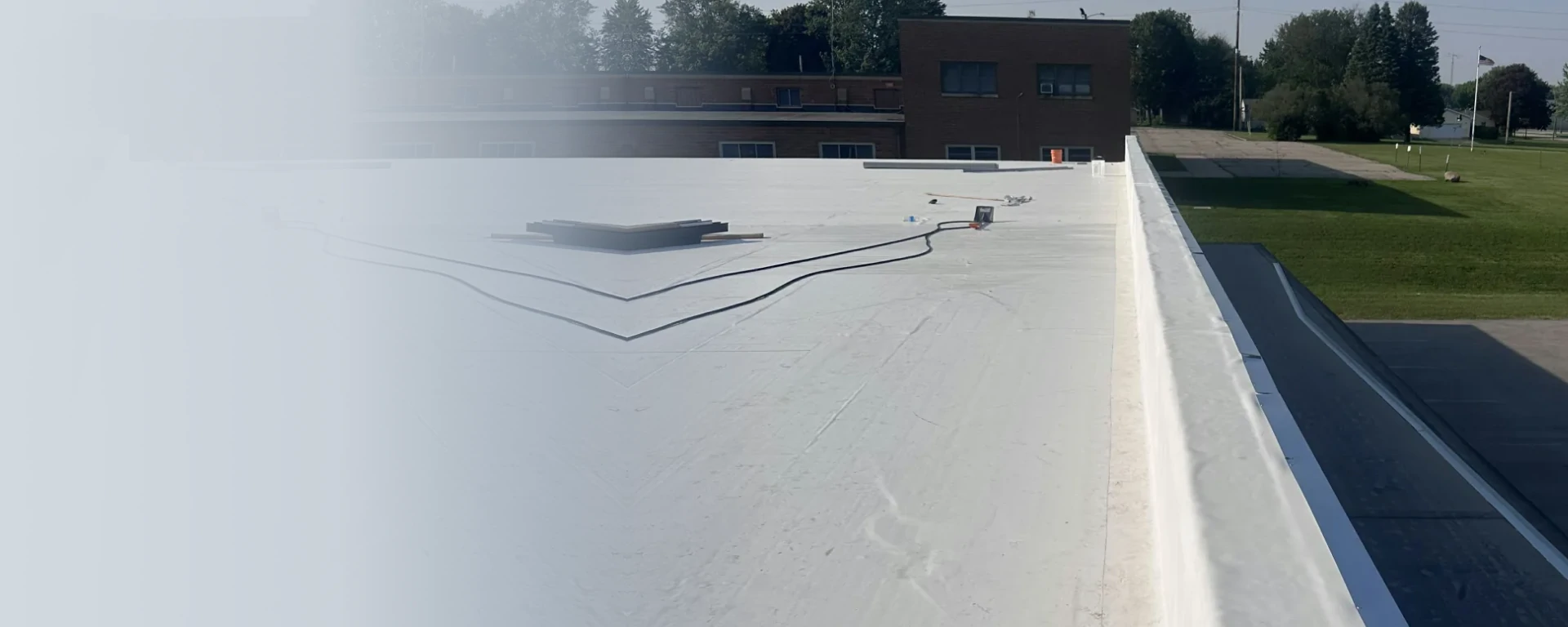 TPO roofing installation in Mason City Iowa