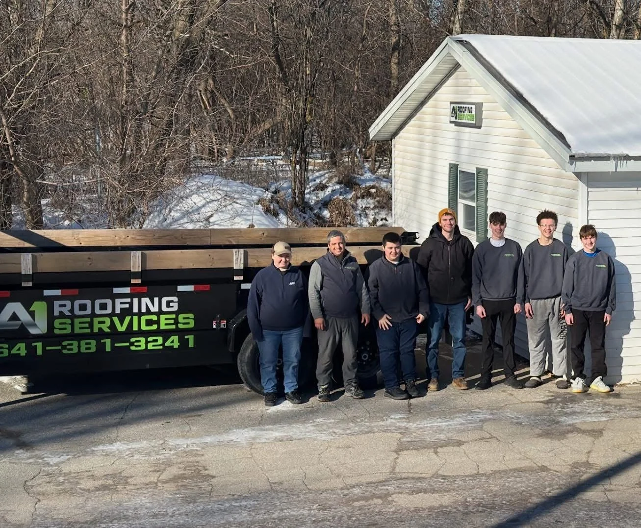 Commercial roofing work in North Iowa