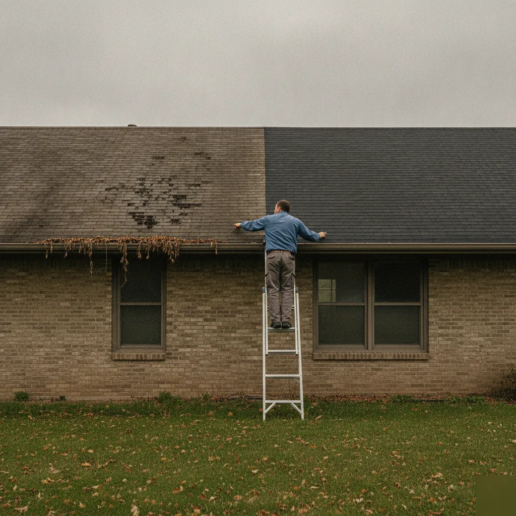 25 percent rule applied to a roof replacement project in Mason City, Iowa