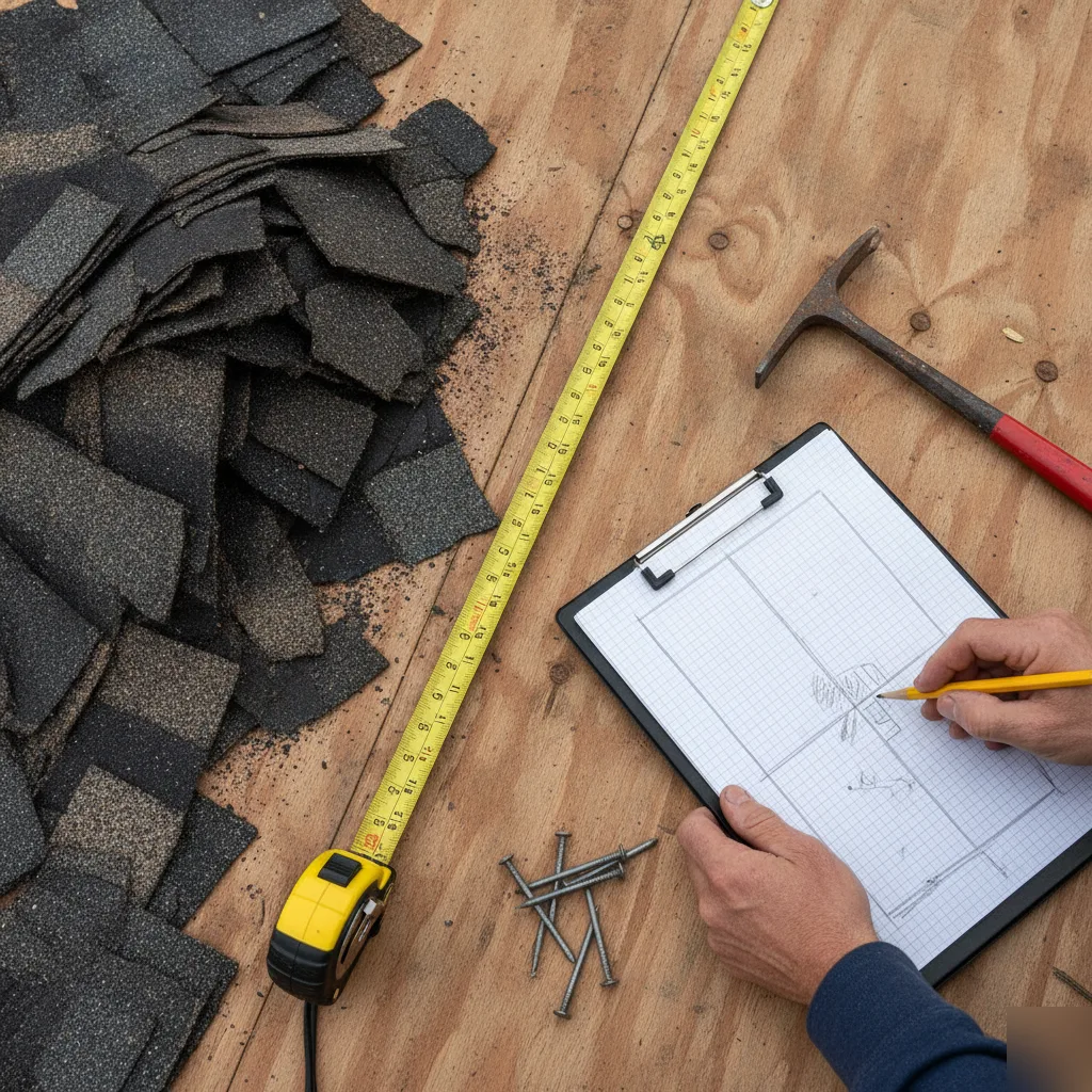 Measuring roof area to calculate the 25 percent threshold for a replacement project